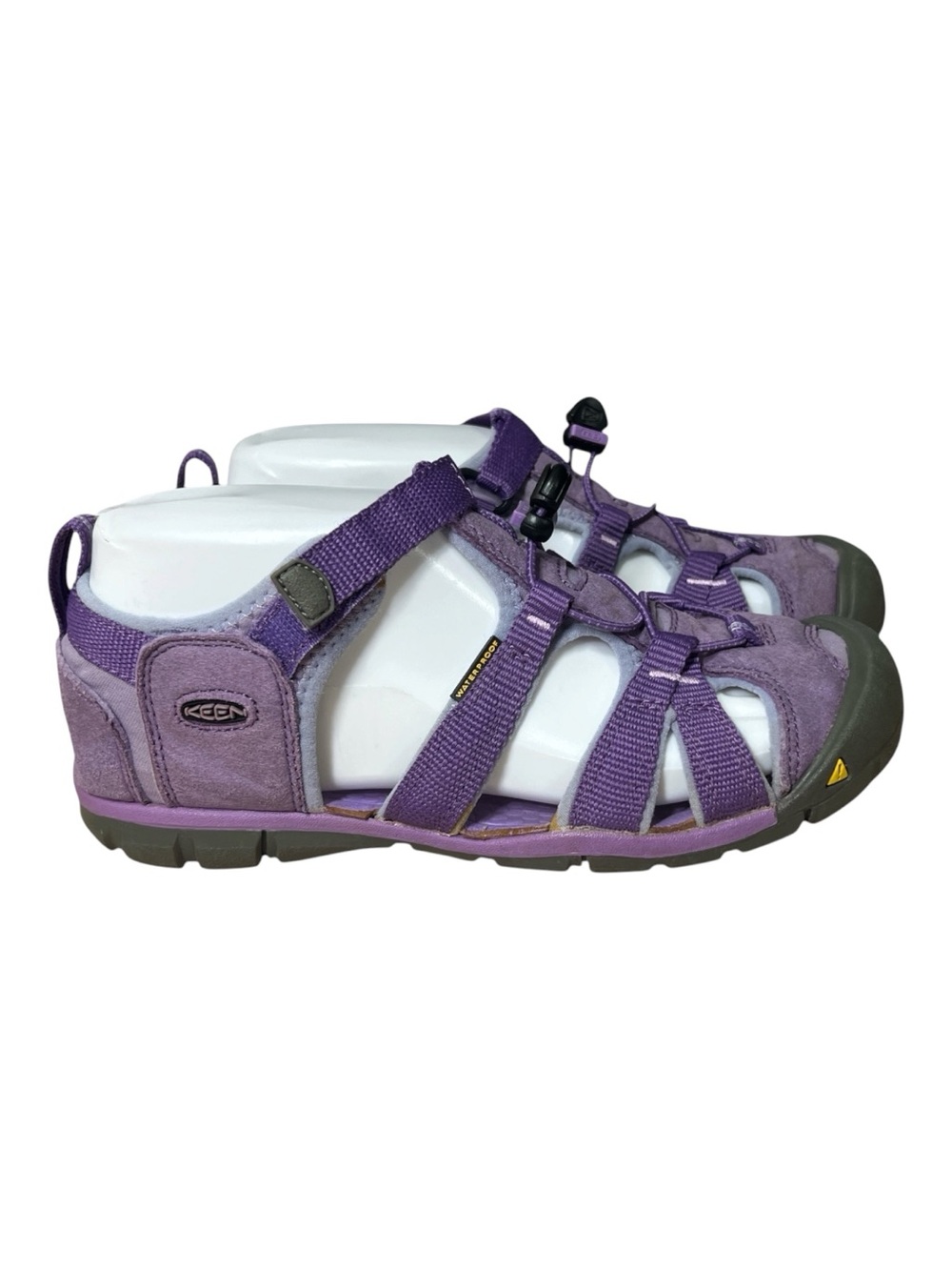Keen Purple Hiking Sandal Water Shoes Big Kids Size 4 Contour Arch Waterproof